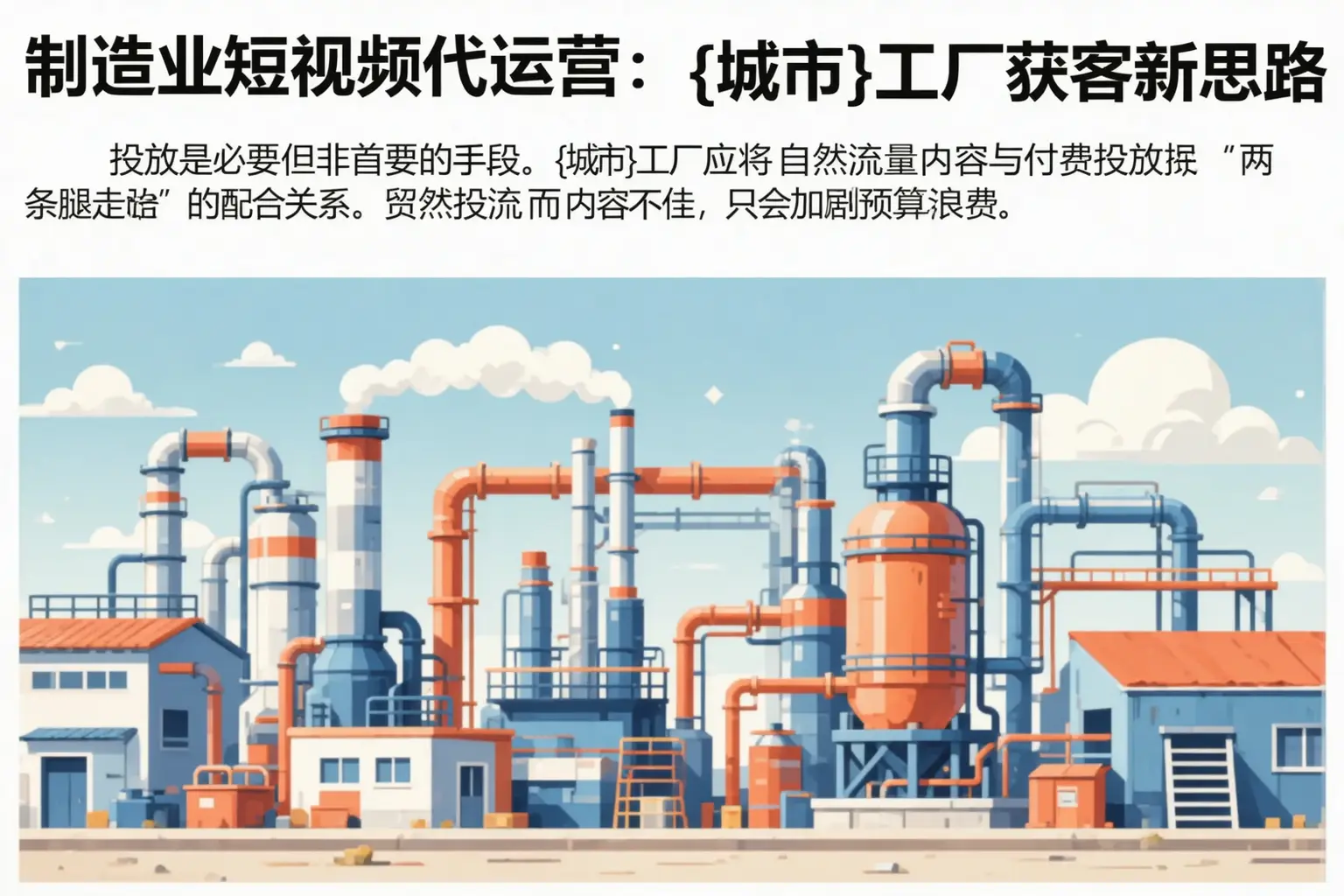 制造业短视频代运营:江宁工厂获客新思路